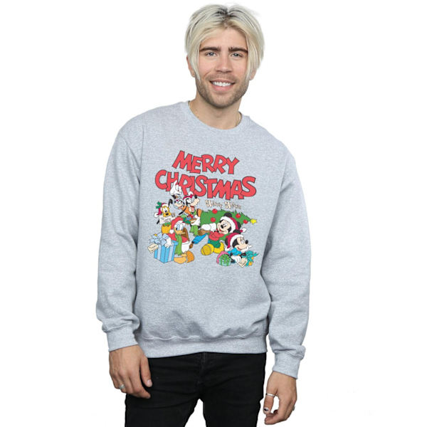 Disney Herr Mickey And Friends Winter Wishes Sweatshirt M Sport Sports Grey M