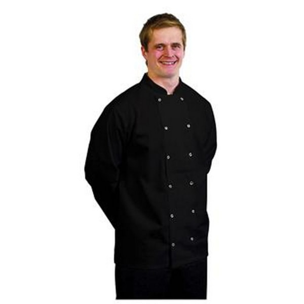BonChef Danny långärmad kockjacka XS svart Black XS