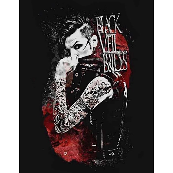 Black Veil Brides Unisex Adult Inferno Bomull T-shirt XXL Svart Black XXL