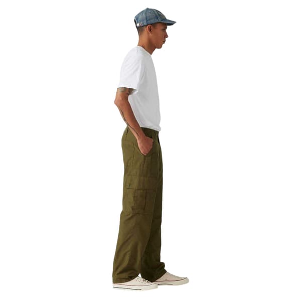 Levis Herr Parachute Mid Rise Straight Leg Cargo Byxor 30S D Dark Olive 30S