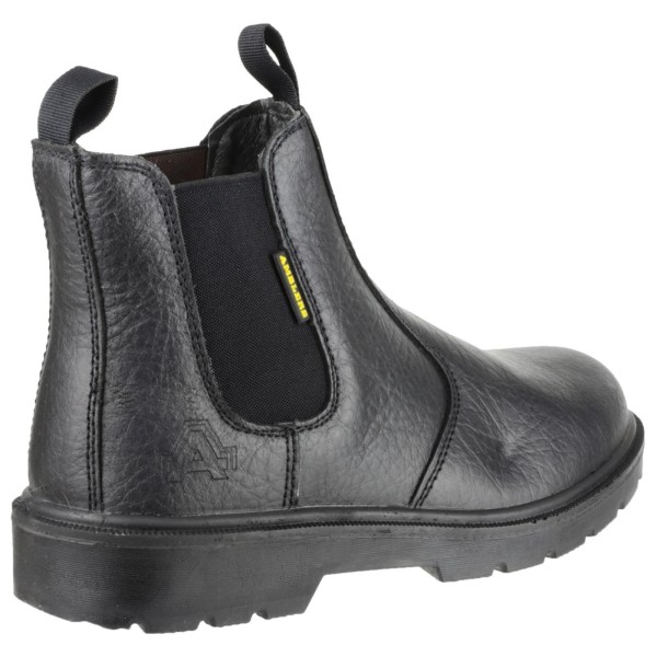 Amblers Steel FS116 Pull-On Dealer Boot / Unisex Boots 6 UK Bla Black 6 UK