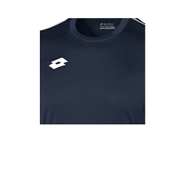 Lotto Junior Unisex Delta Jersey Kortärmad Skjorta 2XSB Marin/Vit Navy/White 2XSB