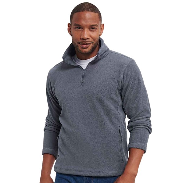 Russell Herr Zip Neck Outdoor Fleece Top XS Convoy Grey Convoy Grey XS