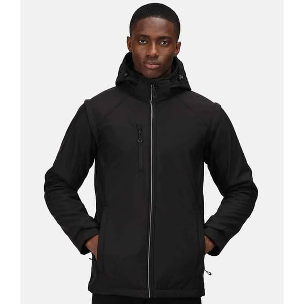 Regatta Herr Erasmus 4 i 1 Softshelljacka S Svart Black S