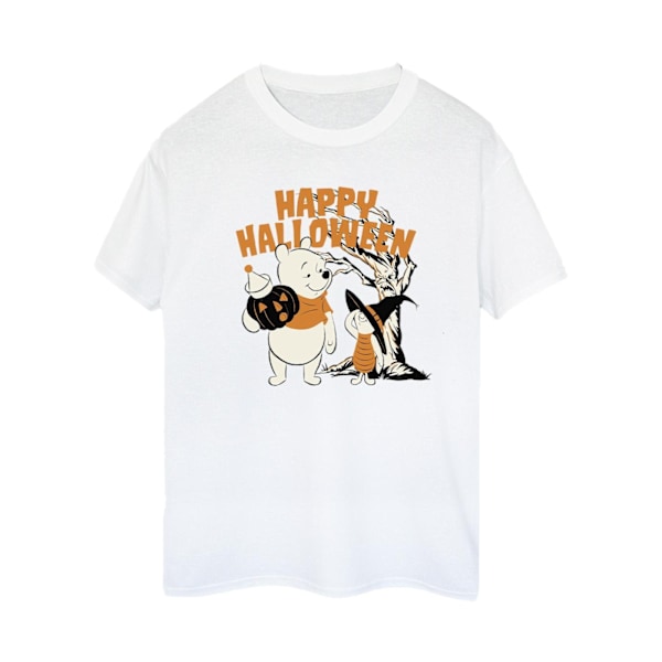 Disney Dam/Damer Winnie The Pooh Och Piglet Happy Halloween White XXL