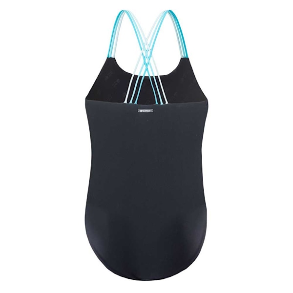 Aquawave Girls Harma One Piece Swimsuit 14 år Svart/Blå Rad Black/Blue Radience 14 Years