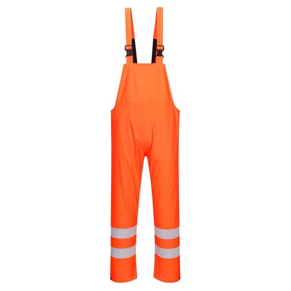 Portwest Mens Sealtex Ultra Hi-Vis Waterproof Bib And Brace Tro Orange S