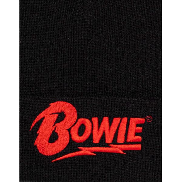 David Bowie Logo Mössa One Size Svart Black One Size