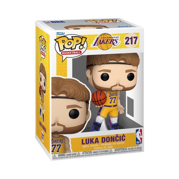 Funko POP! Luka Doncic Los Angeles Lakers Actionfigur En Storlek Multicoloured One Size