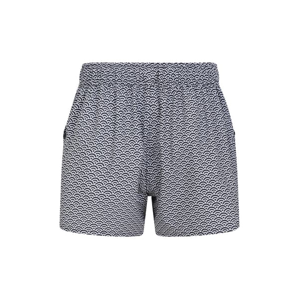 Mountain Warehouse Dam/Dam Patterned Stretch Boardshorts Jet Black 4 UK