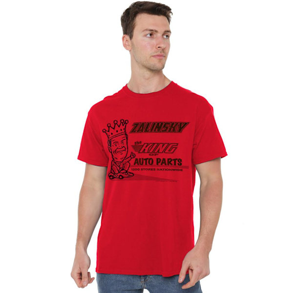 Tommy Boy Herr Zalinsky Auto T-Shirt 4XL Röd Red 4XL