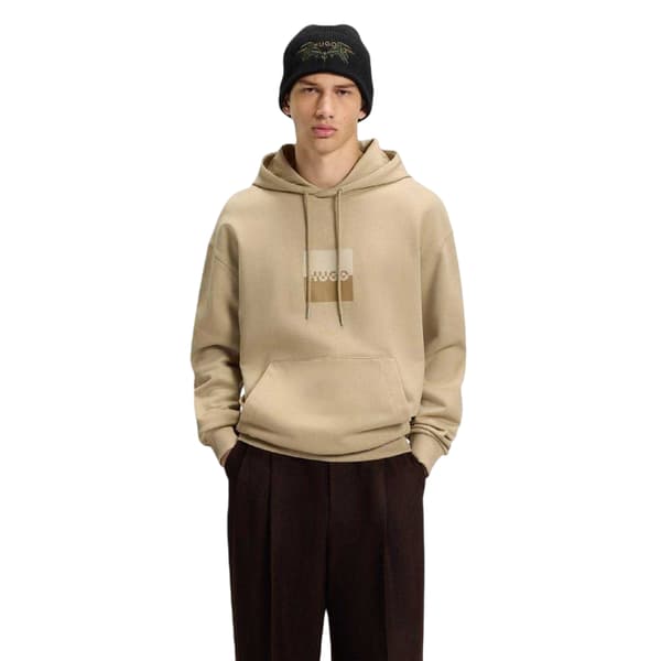 Hugo Herr Hooded Regular Drop Sleeve Hoodie S Medium Beige Medium Beige S