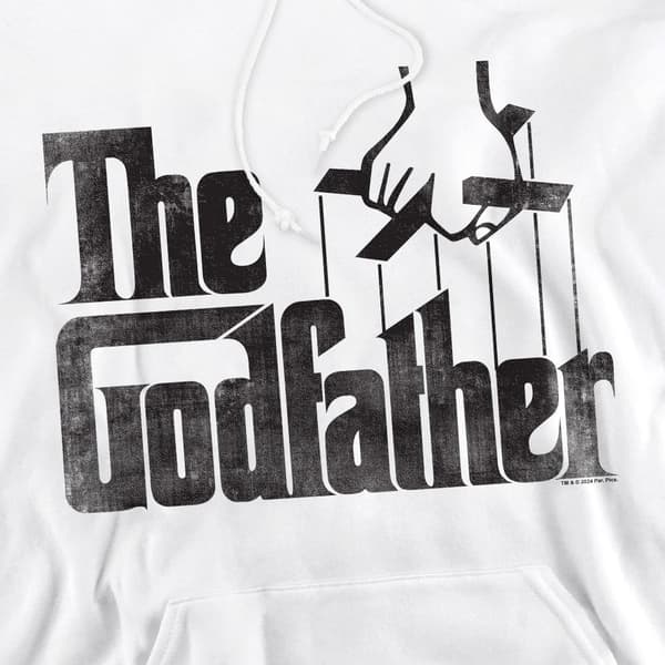 The Godfather Herr Logotyp Huvtröja M Vit White M