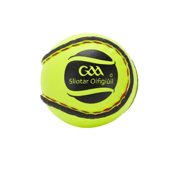 Bourke Sports GAA Hurling Sliotar Ball 5 Gul/Svart Yellow/Black 5