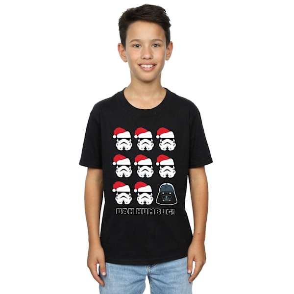 Star Wars Boys Christmas Humbug T-shirt 12-13 år Svart Black 12-13 Years