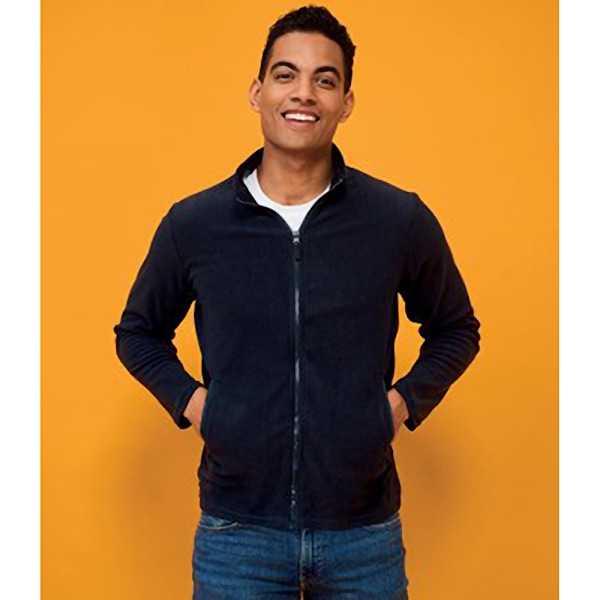 SOLS Herr Norman Fleece Jacka M Marinblå Navy M