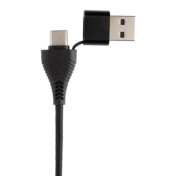 XD Collection Link USB-hub i bambu, One Size, Svart Black One Size