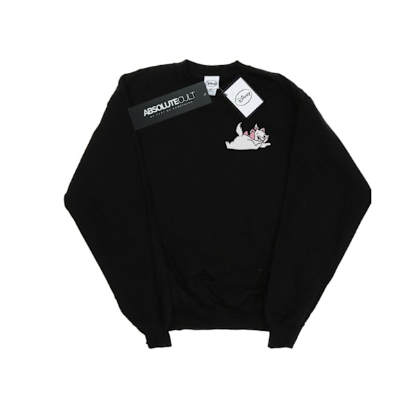 Disney Aristocats Marie Sweet Bakside Brösttryck Sweatshirt för Herrar Black L