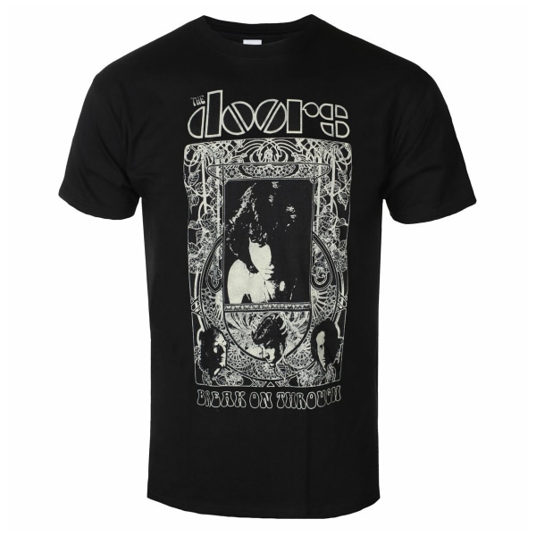The Doors Unisex Adult Nouveau Bomull T-shirt XL Svart Black XL