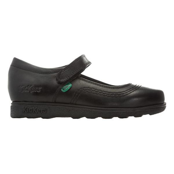Kickers Flickor Fragma Pop Skolskor i Läder 2.5 UK Svart Black 2.5 UK