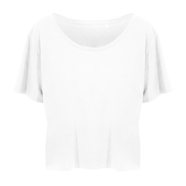 Ecologie Dam/Kvinnor Daintree EcoViscose Cropped T-Shirt M Ar Arctic White M