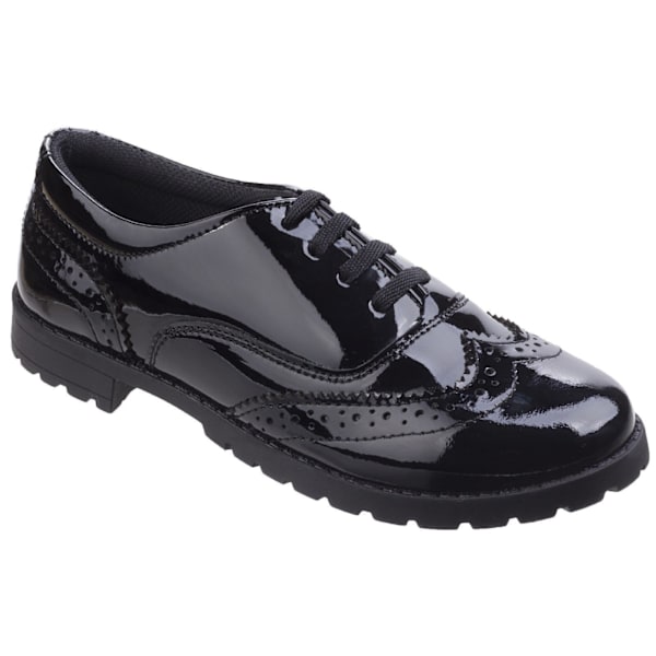 Hush Puppies Flickor Eadie Lackläder Skolskor 1 UK Svart Black 1 UK