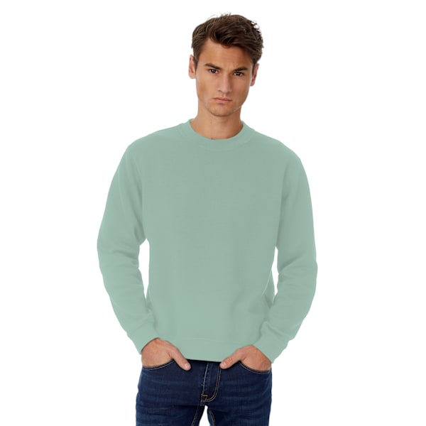 B&C Herr Set In Sweatshirt M Sage Sage M
