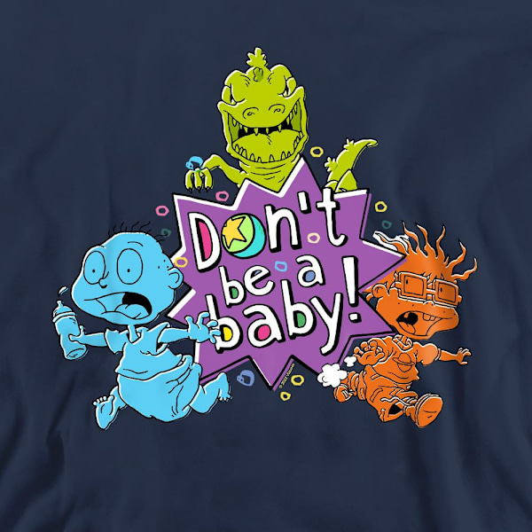 Rugrats Unisex Vuxen Bebisar Fly För Livet Sweatshirt M Marinblå Navy M