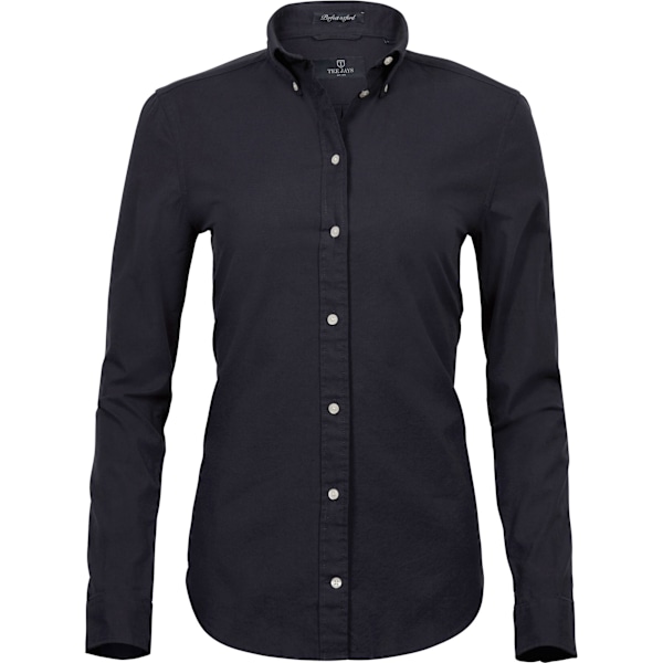 Tee Jays Dam/Damperfekt Oxford Skjorta 12 UK Svart Black 12 UK