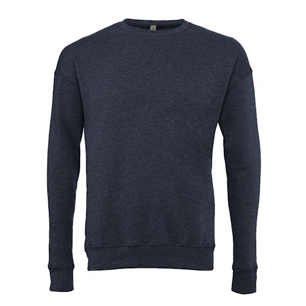 Bella + Canvas Unisex Drop Shoulder Sweatshirt M Heather Heather Navy M