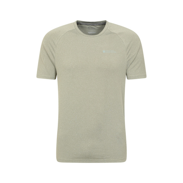Mountain Warehouse Mens Agra Melange T-Shirt S Grön Green S