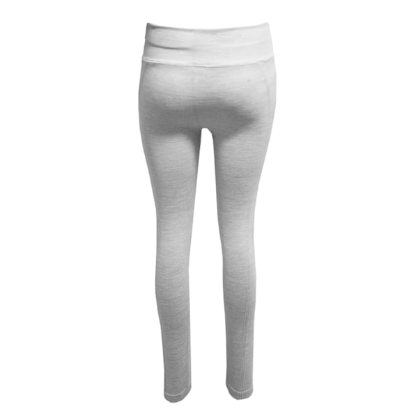 TriDri Womens/Ladies Melange Sculpted Seamless 3D Leggings XS C Cool Grey XS