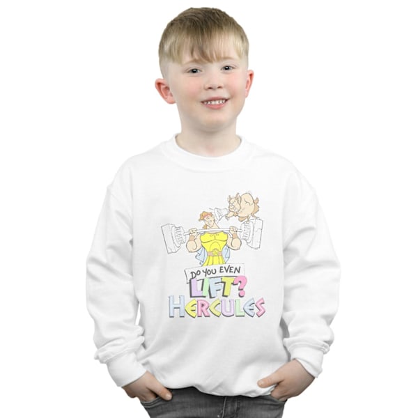 Disney Pojkar Hercules Do You Even Lift? Tröja 7-8 År Whi White 7-8 Years