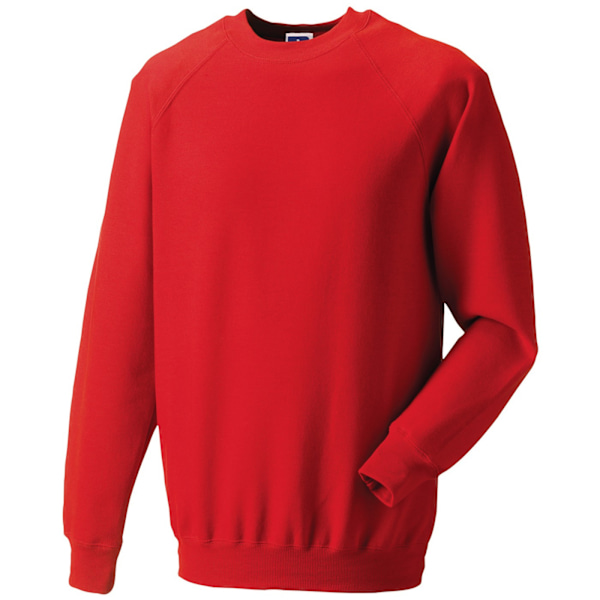 Russell Herr Spotshield Raglan Sweatshirt M Bright Red Bright Red M