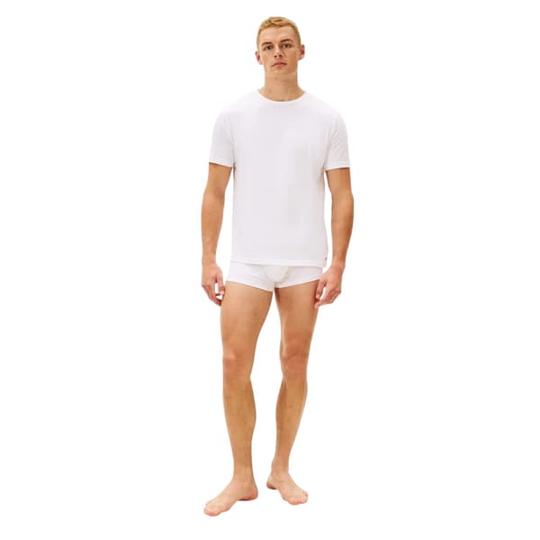Tommy Hilfiger Herr Enfärgade Boxershorts (2-pack) M Vit/Marinblå White/Navy M
