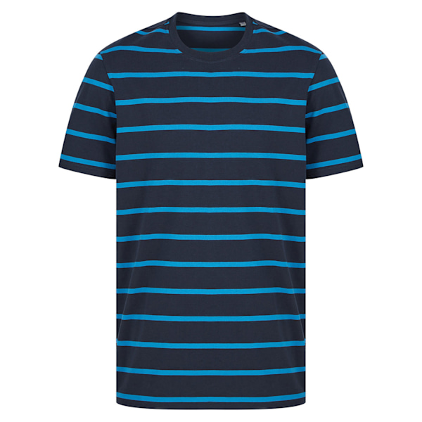 Front Row Herrrandig T-shirt L Marinblå/Marinblå Navy/Marine L