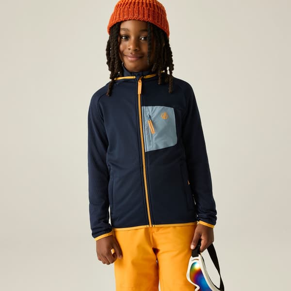 Dare 2B Expedition Stretch Midlayer för barn 5-6 år marinblå Navy 5-6 Years