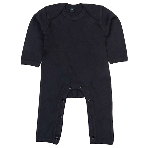 Babybugz Baby Longärmad Babygrow 12-18 Månader Svart Black 12-18 Months