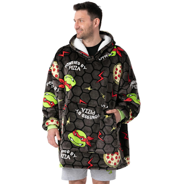 Teenage Mutant Ninja Turtles Herr Hoodiefilt En Storlek Multi Multicoloured One Size