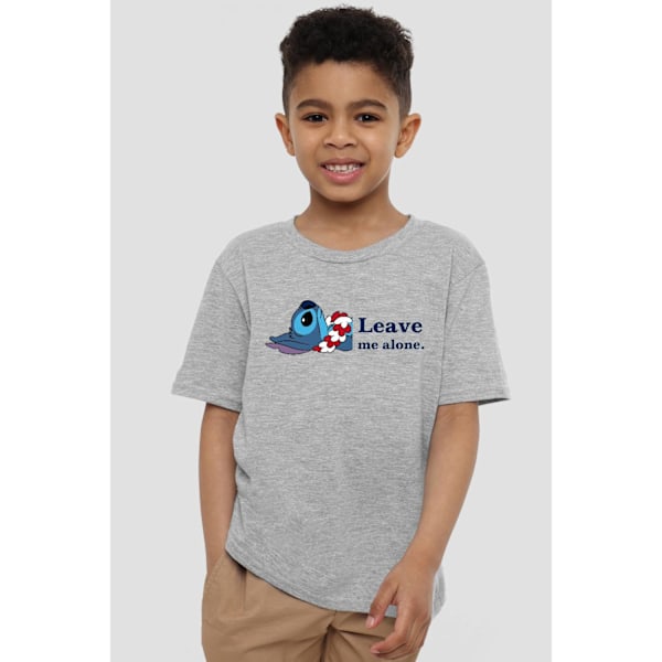 Lilo & Stitch Barn/Barn Leave Me Alone T-Shirt 5-6 År S Sport Heather 5-6 Years