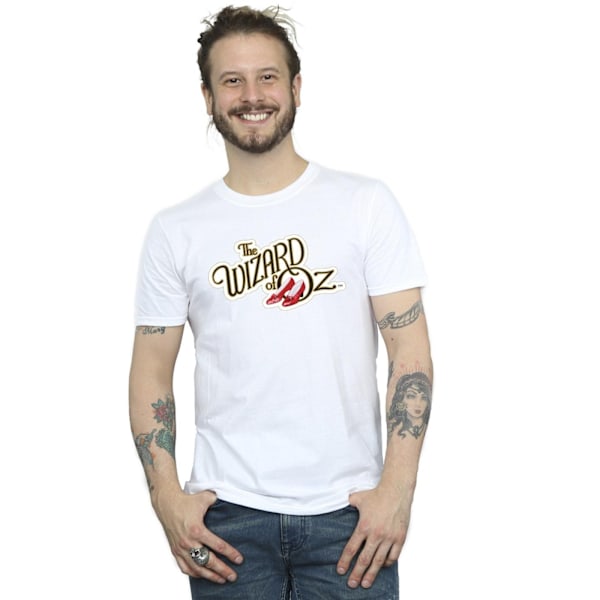 Trollkarlen från Oz herrskor logotyp T-shirt 4XL vit White 4XL
