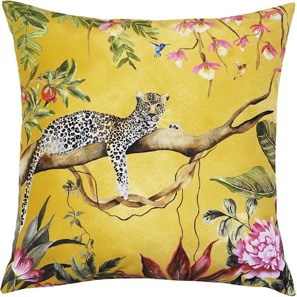 Evans Lichfield Leopard Utekuddeöverdrag Storlek: En Storlek Guld Gold One Size