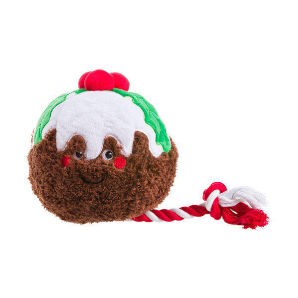 House Of Paws Jul Pudding Replekshund Leksak En Storlek Flerfärgad Multicoloured One Size