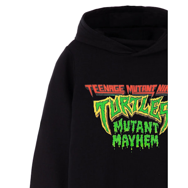 Teenage Mutant Ninja Turtles: Mutant Mayhem Boys Logo Hoodie 5- Black 5-6 Years