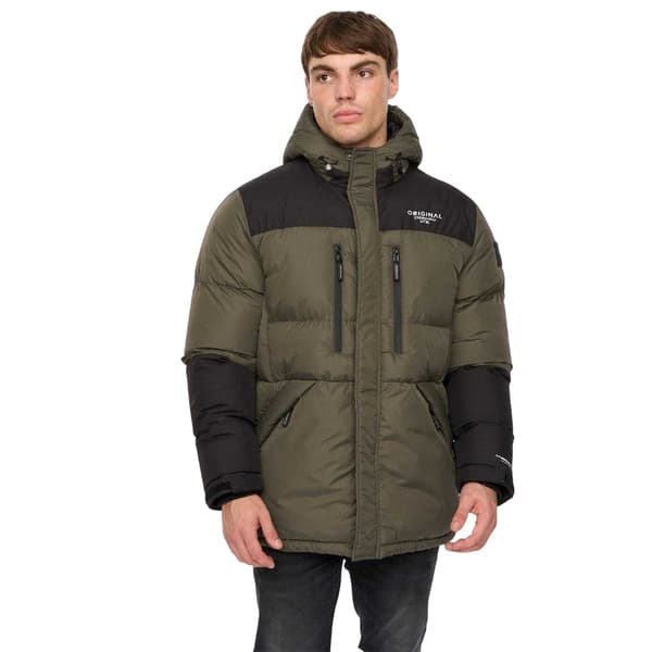 Crosshatch Herr Polyester Pufferjacka XL Grön Green XL