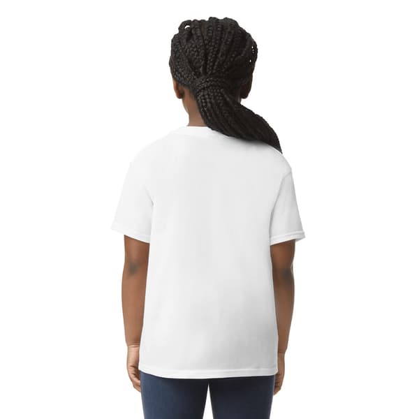 Gildan Barn/Barn Plain T-Shirt 7-8 År Vit White 7-8 Years