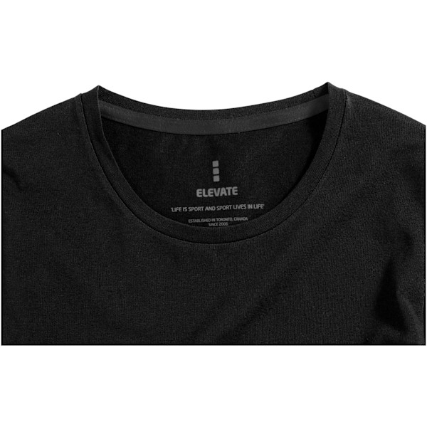 Elevate Ponoka långärmad T-shirt XXL enfärgad svart Solid Black XXL