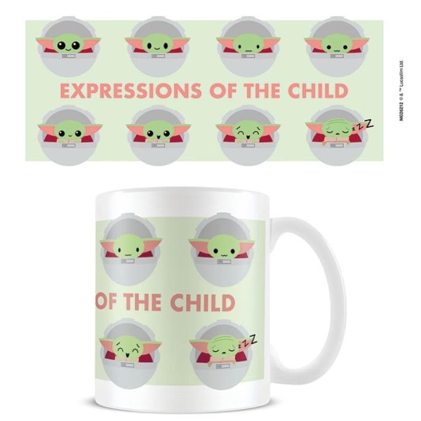 Star Wars: The Mandalorian Expressions Of The Child Mug One Siz Pale Green/Grey/Peach One Size