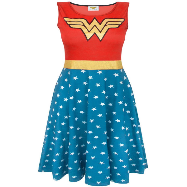 Wonder Woman Dam/Dam Kostym Klänning XL Röd/Blå Red/Blue XL