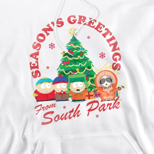 South Park Herr Julhuvtröja S Vit White S